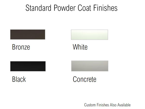 Intelligent Pole Base Color and Finish Options